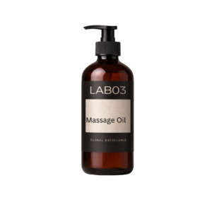 LAB 03 FZC private label value massage oil — bulk manufacturer UAE Sharjah for gyms, salons and clinics